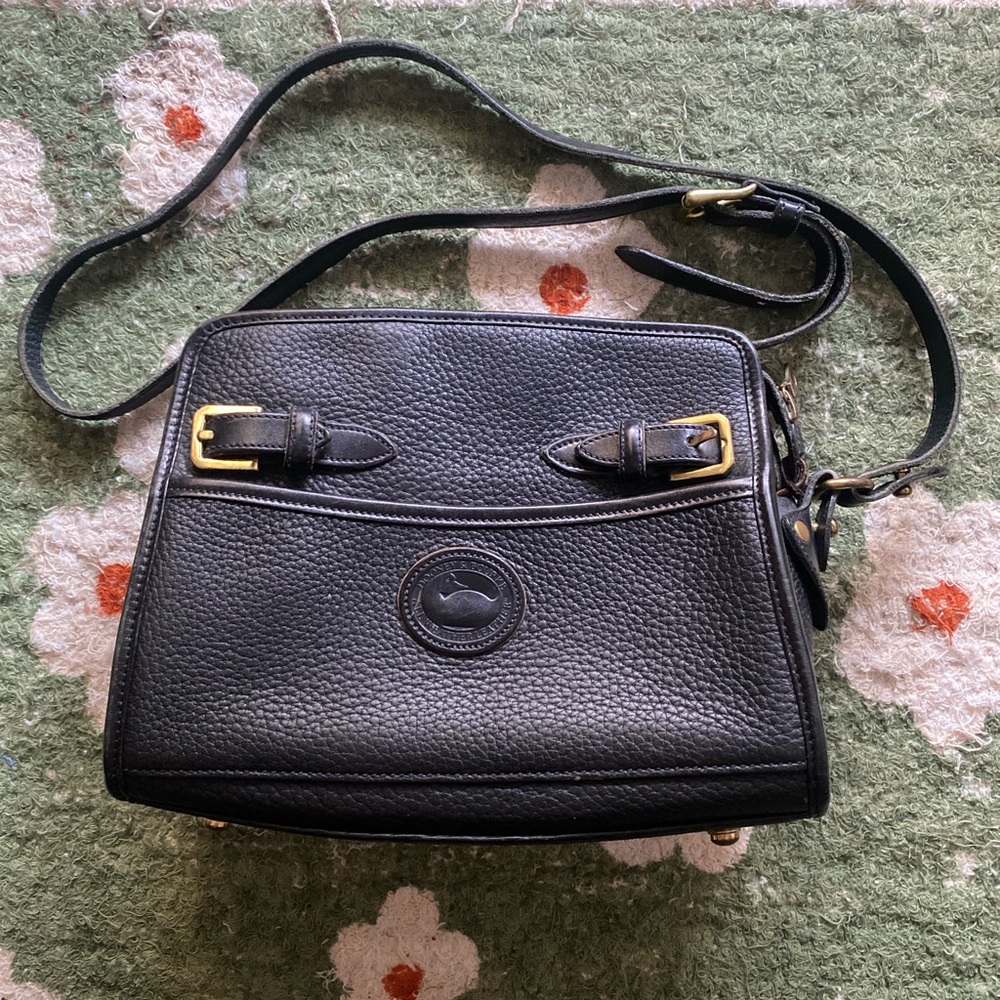 Black Leather Dooney and Bourke